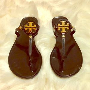 Mini Miller Flat Leather Thong Sandal